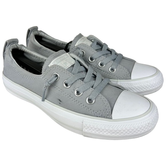 Converse Chuck Taylor Shoreline Linen Grey Slip On Shoes - Picture 1 of 7